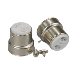 B22 Iron-Plated Nickel Incandescent Led Lamp Holder Caps manufacturer