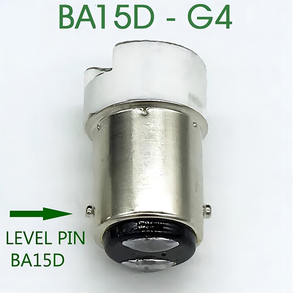 BA15D to G4 lamp holder adapter