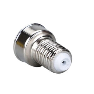 E12 Aluminum nickel plated Screw lamp caps distributor & wholesaler