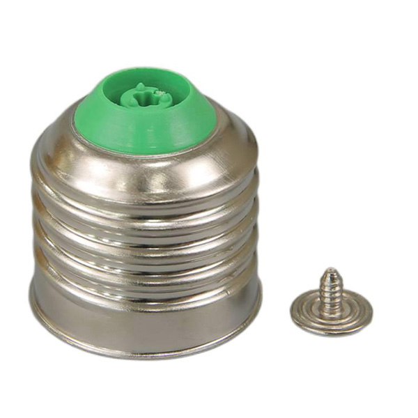 E27 Iron-Plated Nickel Sub-Base Cover Incandescent Led Lamp Holder Caps distributor & wholesaler