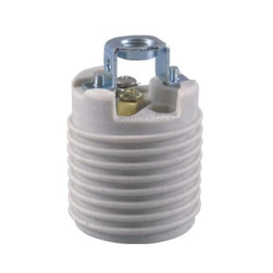 GE 6001-1A E26 porcelain medium lamp holders
